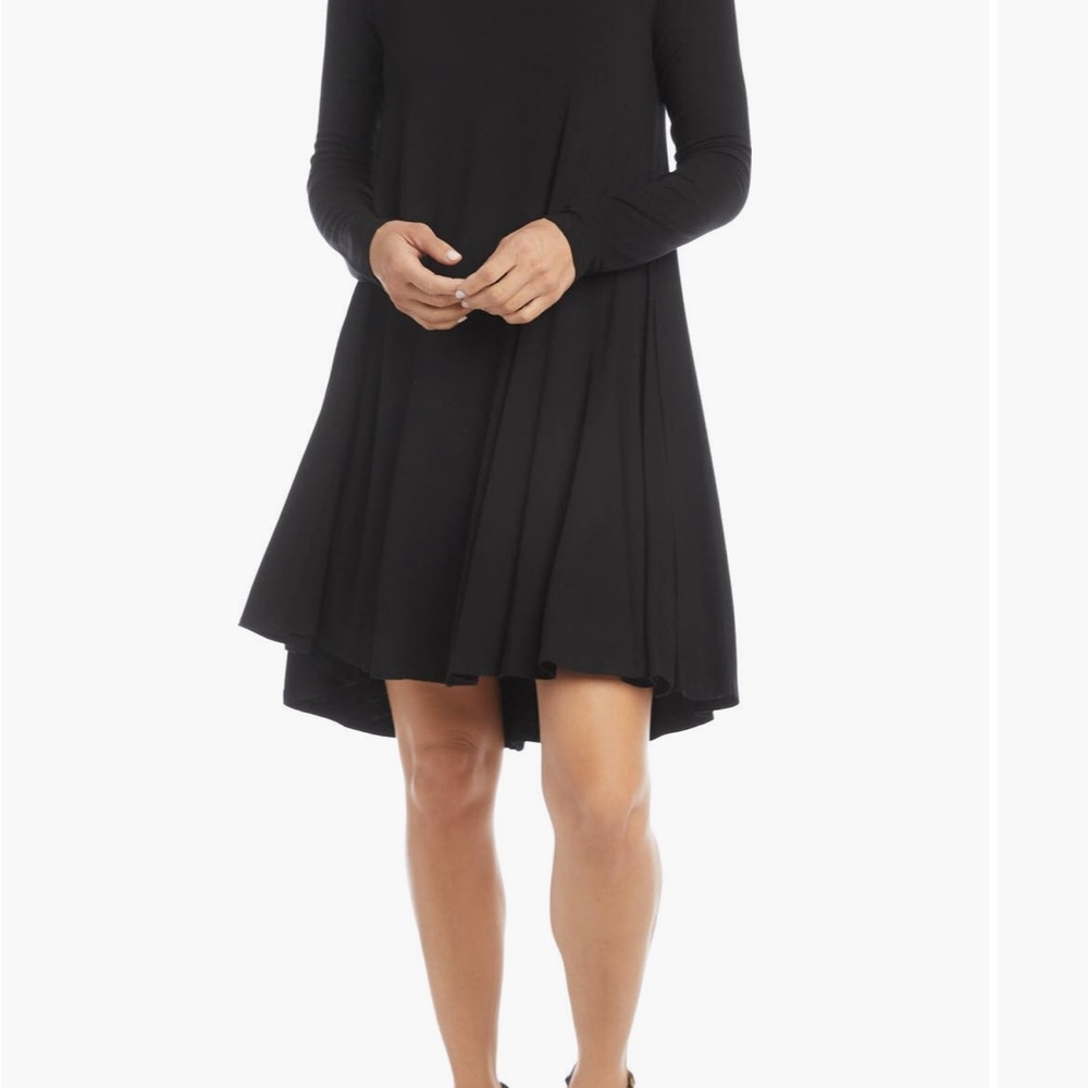 Karen Kane Maggie Long Sleeved Jersey Trapeze Dress XL NWT